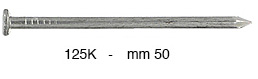 Čavli željezni plosnata glava 50 mm deblj.2,4 mm - 1 kg