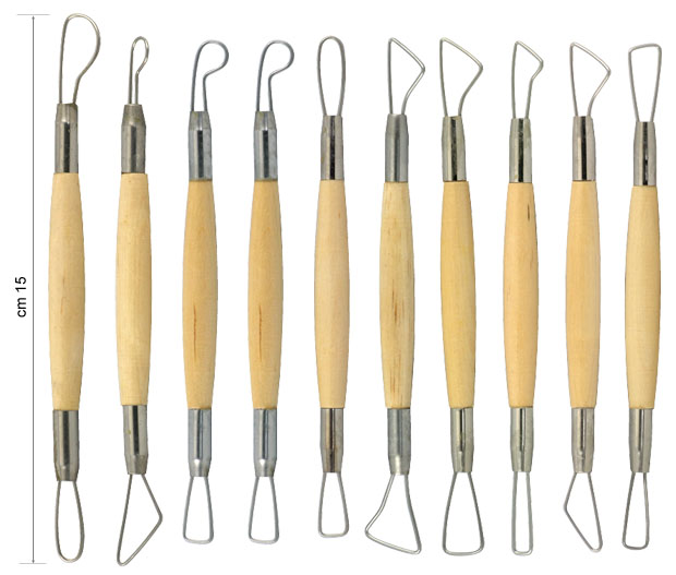 Set od 10 lopatica sa žicom od 15 cm - 2 kraja