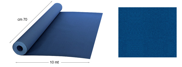 Papir baršunasti - kolut m10x70cm - 22 Plavi
