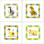 Serija od 3 štampe: Baby Animals - 30x30 cm